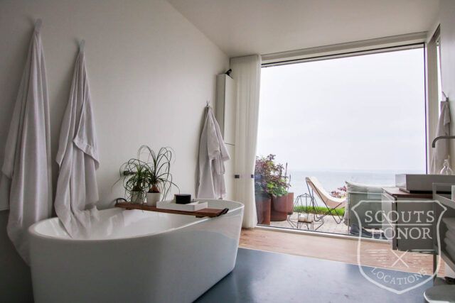 modern architecture minimalistic panoramic view white villa north zealand location denmark scoutshonor 24