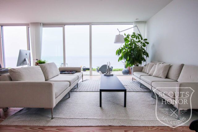 modern architecture minimalistic panoramic view white villa north zealand location denmark scoutshonor 36