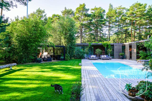 skåne arkitekttegnet villa udendørs pool naturområde luksus location denmark scoutshonor 047