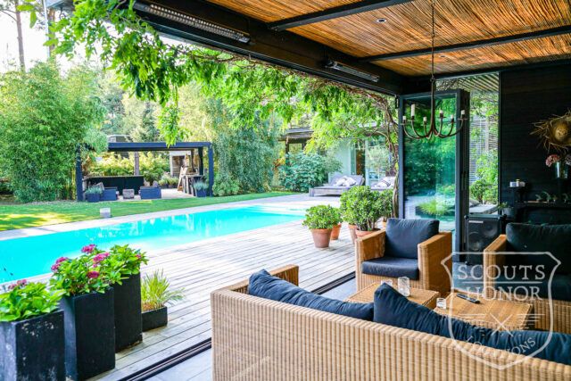 skåne arkitekttegnet villa udendørs pool naturområde luksus location denmark scoutshonor 052