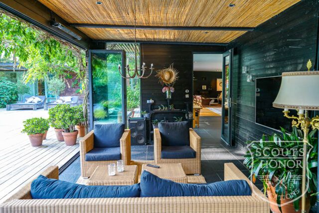 skåne arkitekttegnet villa udendørs pool naturområde luksus location denmark scoutshonor 053